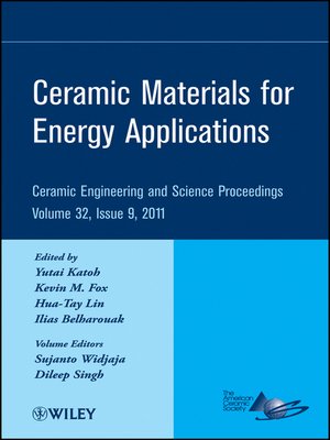 cover image of Ceramic Materials for Energy Applications